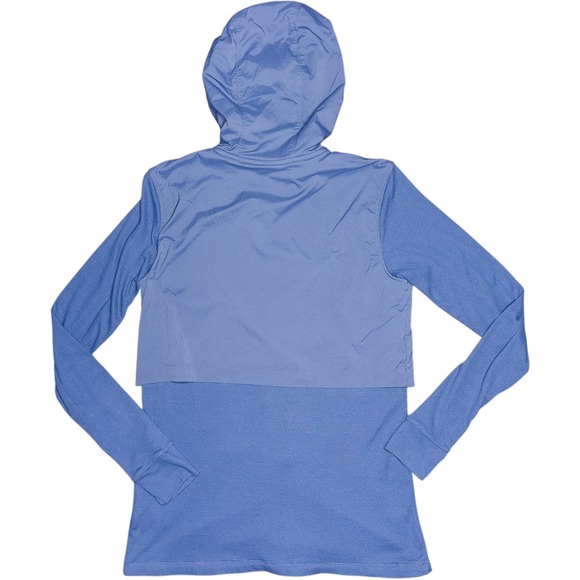 Exofficio Buzz Off Womens Insect Shield Hooded Jacket XS Blue Button Lightweight - Picture 8 of 8